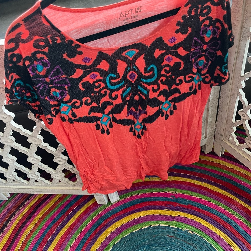 Fun & Flirty Apt 9 Tribal Top